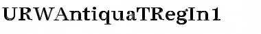 Download URWAntiquaTRegIn1 Font