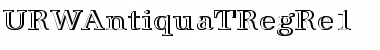 URWAntiquaTRegRe1 Regular Font