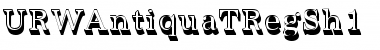 URWAntiquaTRegSh1 Regular Font