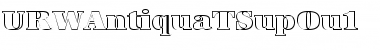 Download URWAntiquaTSupOu1 Font