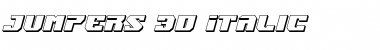 Download Jumpers 3D Italic Font