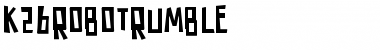 K26RobotRumble Regular Font
