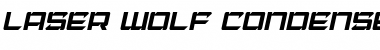 Download Laser Wolf Condensed Italic Font