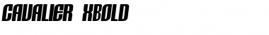 CAVALIER XBOLD Normal Font