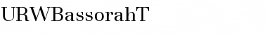 URWBassorahT Regular Font