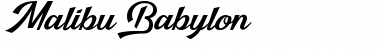 Download Malibu Babylon Font