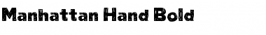 Manhattan Hand Bold Font