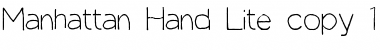 Download Manhattan Hand Font