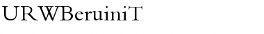 URWBeruiniT Regular Font