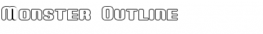 Download Monster Outline Font