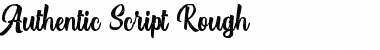 Download Authentic Script Rough Font