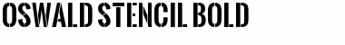 Download Oswald Stencil Font