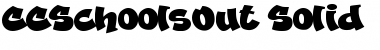 CCSchoolsOut Regular Font