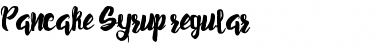 Download Pancake Syrup_regular_Demo Font