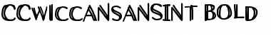 CCWiccanSansInt Bold Font