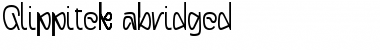 Download qlippitek abridged Font