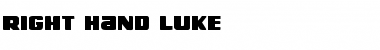 Download Right Hand Luke Font