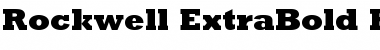 Download Rockwell-ExtraBold Font