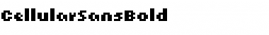 CellularSansBold Regular Font