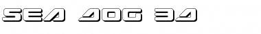 Sea-Dog 3D Regular Font