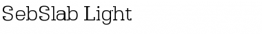 Seb Slab Light Regular Font