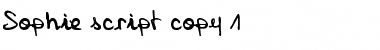 Download sophie Font