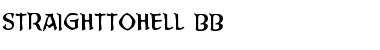 Download StraightToHell BB Font