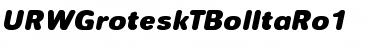 Download URWGroteskTBolItaRo1 Font