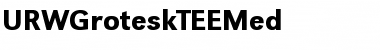 URWGroteskTEEMed Regular Font