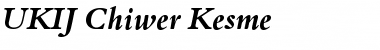 Download UKIJ Chiwer Kesme Font