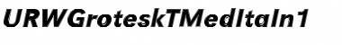 Download URWGroteskTMedItaIn1 Font