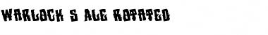 Download Warlock's Ale Rotated Font