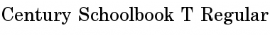 Century Schoolbook T Regular Font