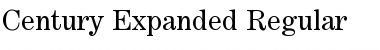 Century-Expanded Regular Font