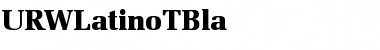 URWLatinoTBla Regular Font