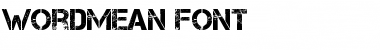 Download WordMean Font Font