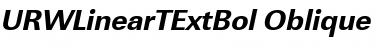 Download URWLinearTExtBol Font