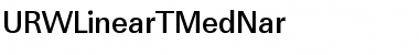 URWLinearTMedNar Regular Font