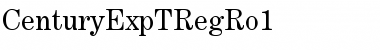 Download CenturyExpTRegRo1 Font