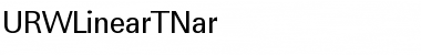 URWLinearTNar Regular Font