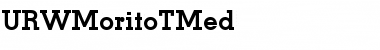 URWMoritoTMed Regular Font