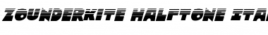 Download Zounderkite Halftone Italic Font