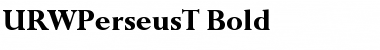 URWPerseusT Bold Font