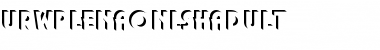 URWPlenaOnlShaDUlt Regular Font