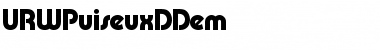 URWPuiseuxDDem Regular Font