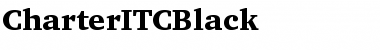 CharterITCBlack Regular Font
