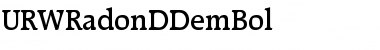 Download URWRadonDDemBol Font