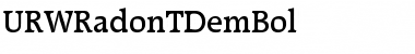 Download URWRadonTDemBol Font