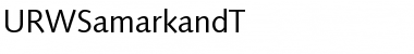 URWSamarkandT Regular Font