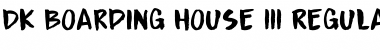 Download DK Boarding House III Font